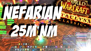 Nefarian 25m NM BWD Resto Shaman POV Clean Kill  Cataclysm Classic WoW [upl. by Ytinirt]