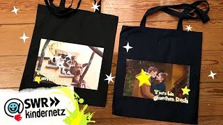 DIYTipp Tolle TBUDTaschen selbst gemacht  Tiere bis unters Dach  SWR Kindernetz [upl. by Setarcos]