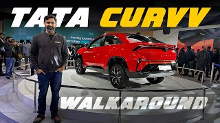 Tata Curvv Near Production Ready  Diesel Option Showcased  Launch Expected In July  Feb 2024 [upl. by Irita]