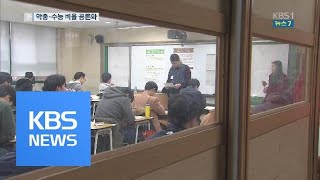 “공론화 통해 수시·정시 비율 결정”  KBS뉴스News [upl. by Notyep17]