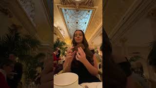 what i ate at the ritz as a vegan✨✨🍰🍰theritz ritz theritzlondon vegan [upl. by Ulick]