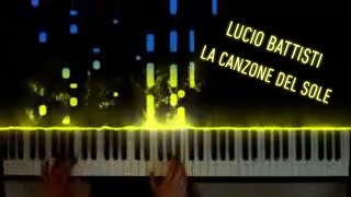 Battisti  La Canzone del Sole 1971  Piano [upl. by Enaillil578]