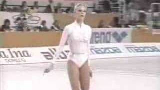 Galina Beloglazova 1985 Worlds EF Ribbon  Victory Ceremony [upl. by Alica]