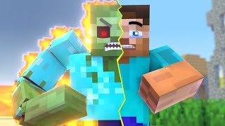 The minecraft life of Steve and Alex  Steve  Zombie  Minecraft animation [upl. by Haland]