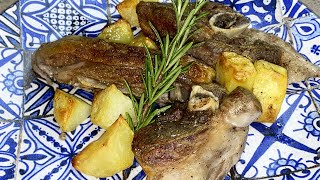 AGNELLO AL FORNO CON PATATE [upl. by Enyala]