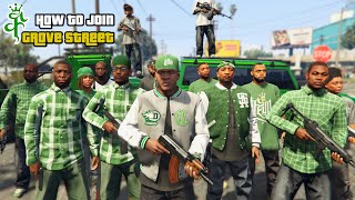 How to Join Grove Street Families Gang in GTA 5 Secret Gang Missions [upl. by Aldercy]