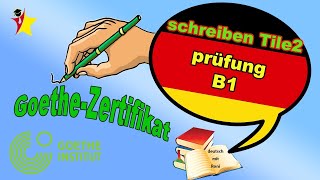 schreiben3teil2 „Mein Umweltschutz “ b1 goethezertifikat prüfung [upl. by Pride232]