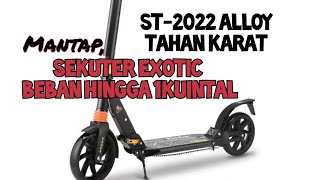 Skuter manual exotic mantap beban hingga 1 kuintal [upl. by Chubb]