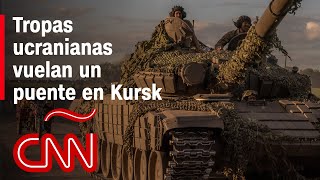 Resumen en video de la guerra Ucrania  Rusia Tropas ucranianas vuelan un puente en Kursk [upl. by Nevla976]