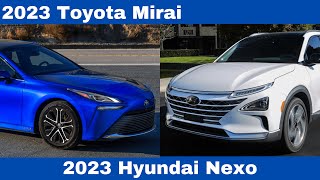 2023 Toyota Mirai Vs 2023 Hyundai Nexo The Heated Hydrogen Rivalry Comparison [upl. by Jempty]