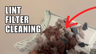 LG Tumble Dryer Lint Filter Trap Cleaning  Dryer Maintenance [upl. by Isla]