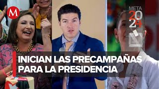 Estos son los primeros spots de los precandidatos para la presidencia en 2024 [upl. by Ennahgiel]