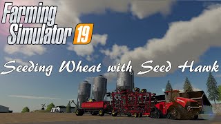 Farming Simulator19 Seeding with Case Steiger･VAderstad Seed Hawk [upl. by Steward]