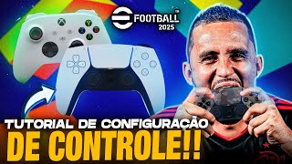 🎮🔥 TUTORIAL DE CONFIGURAÇÃO DE CONTROLE AVANÇADO  APRENDA A CONFIGURAR SEU CONTROLE EFOOTBALL 2025 [upl. by Concordia34]