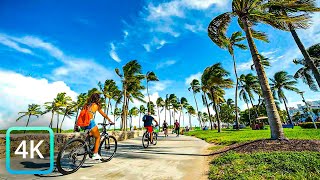 【4K】Walking in Miami Beach Lummus Park  USA 🇺🇸 Florida Miami Beach in 4K [upl. by Nyltiak]