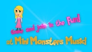 The Best Nursery Rhymes And Learning Songs Mini Monsters Music Trailer [upl. by Anrahc805]