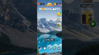 Wordscapes Level 100 Gameplay wordscapes [upl. by Rorry]