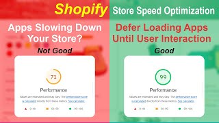 Reduce JavaScript Execution Time and Increase Page Speed scrore  Shopify Speed Optimization [upl. by Sakram414]