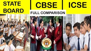 State Board vs CBSE vs ICSE Full Comparison UNBIASED in Hindi 2021  CBSE vs ICSE vs State Board [upl. by Anaicilef]