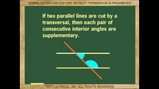 PARALLEL LINES POSTULATES AND THEOREMS ANIMATION [upl. by Emyle]