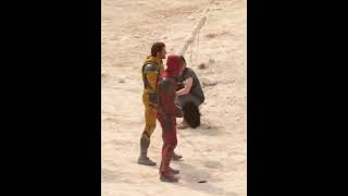 Wolverine Vs Sabretooth in Deadpool 3 deadpool3 behindthescenes [upl. by Ricca]