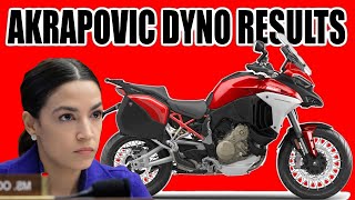 2022 Ducati Multistrada V4S AKRAPOVIC RACE EXHAUST DYNO RESULTS ARE IN [upl. by Yalonda]