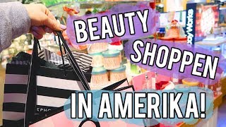 Beauty shoppen in Amerika ❤ Shop met mij mee  Beautygloss [upl. by Nylorahs]