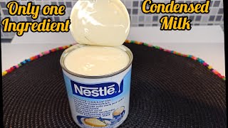 IF YOU HAVE CONDENSED MILK TRY THIS RECIPE WITH ME ONLY ONE INGREDIENT RECIPE [upl. by Erapsag]