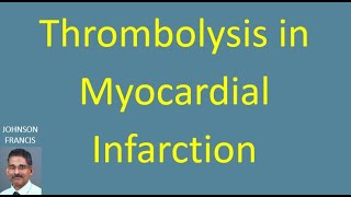 Thrombolysis in Myocardial Infarction [upl. by Rossing884]