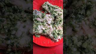 Katla fish marination for fish fry Evening snacksfood viralshorts viral recipe snacks [upl. by Gwenora]