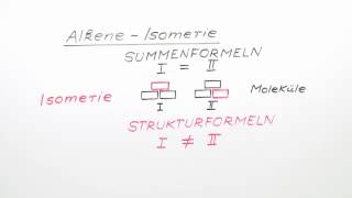 Isomerie von Alkenen  Chemie  Organische Chemie [upl. by Avin]