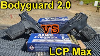 SampW Bodguard 20 VS Ruger LCP Max 380 Micro Pistols Comparison [upl. by Silevi15]