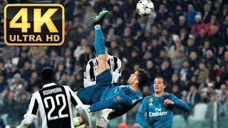 Cristiano Ronaldo bicycle kick vs Juventus  CL season 1718  4K ULTRA HD [upl. by Adnirem]