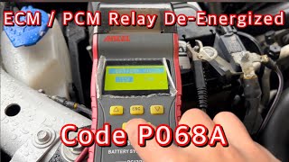 Ford F150 With Code P068A  ECM  PCM Relay DeEnergized Bad Battery Easy Fix [upl. by Allyson]