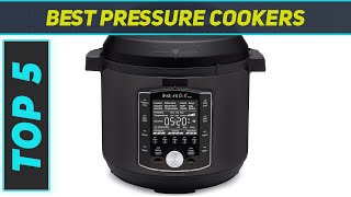 Top 5 Best Pressure Cookers in 2024 [upl. by Ahsinauq]