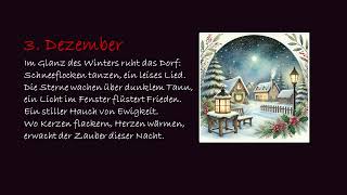 Lyrischer Adventkalender 2024  3 Dezember [upl. by Kind677]