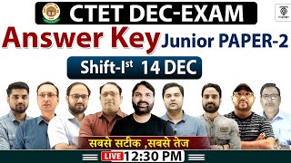 CTET 14 Dec Exam 2024 Answer Key  CTET Paper Solution Junior Paper2 Shift1st Ravi P Tiwari [upl. by Mur449]