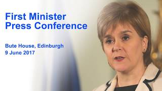 First Minister Press Conference [upl. by Novej]