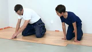 Laminate flooring installation with 5G® Fold Down [upl. by Jeannine]