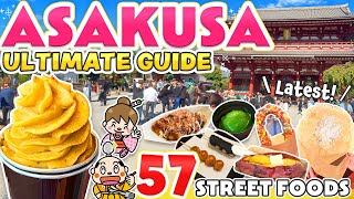 Asakusa Tokyo Latest Street Food Tour  Japan Travel Vlog [upl. by Elahcar794]