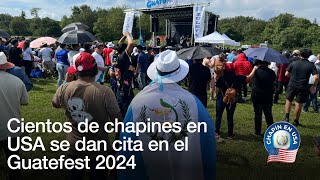 Cientos de chapines en USA se dan cita en el Guatefest 2024 [upl. by Yssim]