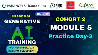 Pak Angels Generative AI  Cohort 2  Module 5  RAG App  Practice session 3 [upl. by Root]