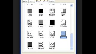 how to add hatch pattern in autocad [upl. by Eibmab]