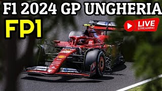 🔴 F1 2024 GP UNGHERIA FP1 LIVE REACTION BY SUPERCORRIS 💥 shorts [upl. by Rubetta]