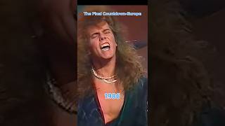 The Final Countdown  Europe from 1986 to 2024 music 80smusic celebrity shorts [upl. by Olleina131]