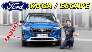 2024 Ford Kuga  Ford Escape facelift driving REVIEW [upl. by Nitsir856]