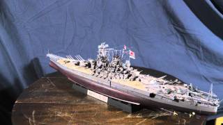 Japanese Battleship Yamato In 1350 Scale [upl. by Hayton990]