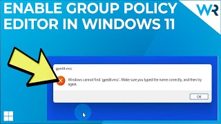 How to Enable the Group Policy Editor in Windows 10 amp 11 Home Editions [upl. by Cave]