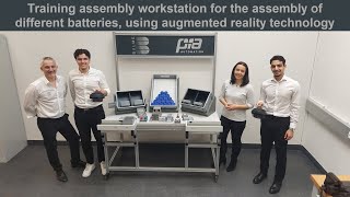 Training assembly workstation using augmented reality technology Vuforia StudioThingworxKepware [upl. by Adrahs]