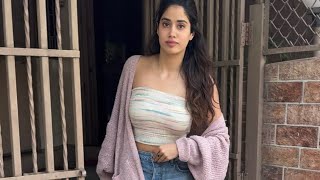 Janhvi Kapoor amp Genelia Spotted At Bandra [upl. by Llerrot]